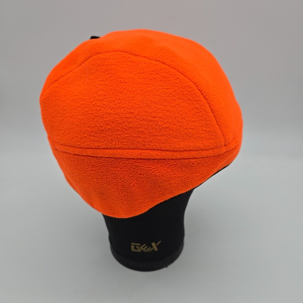 Huntworth Beanie Cap Skull Hat Hunting Blaze Safety Orange Reversible Stretch - Picture 10 of 10